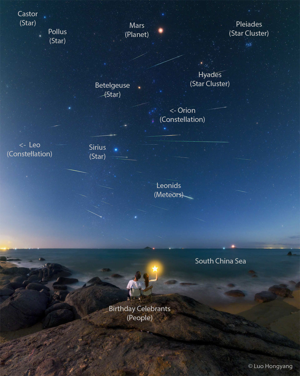 待译-APOD20221128-Leonids2022_Hongyang_960_annotated.jpg