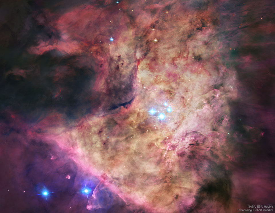 APOD20250813_OrionTrapezium_HubbleGendler_960.jpg